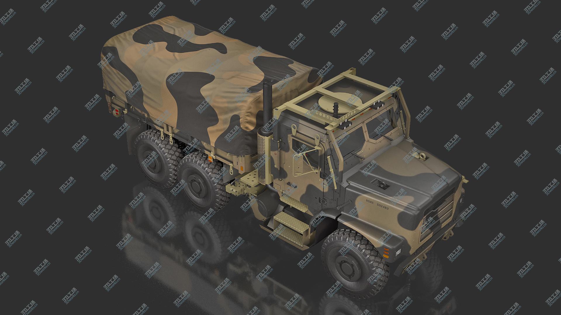 images/goods_img/20210319/Medium Tactical Vehicle with Tent Sand Camo 3D model/4.jpg